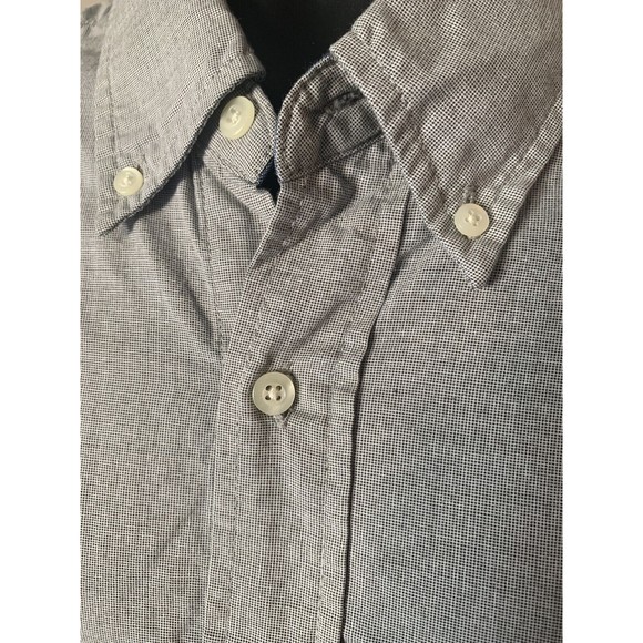 Men's Saddlebred Button-up Long Sleeve Extra large (XL) Blue Dress Shirt - Picture 5 of 7